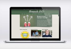 BACC Laptop Screen -Imagination FX | Web design & Internet Marketing