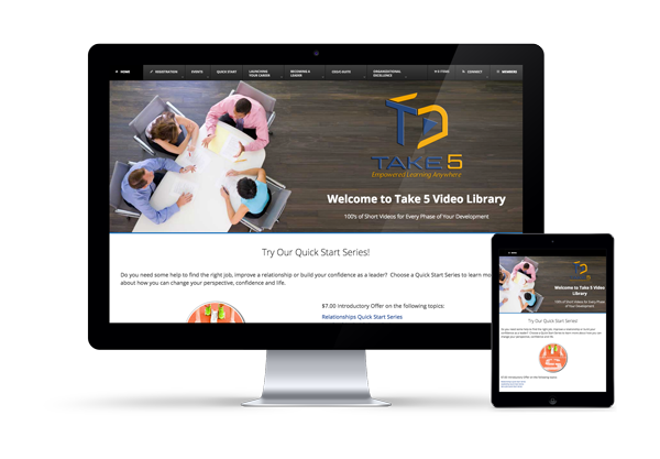 Take 5 Screen -Imagination FX | Web design & Internet Marketing